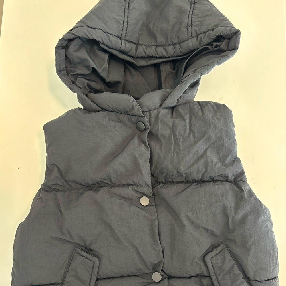Zara Kids Puffer Vest Black Size 4-5
